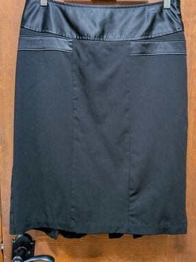 Worthington Black Pencil Skirt with Paneled Waist